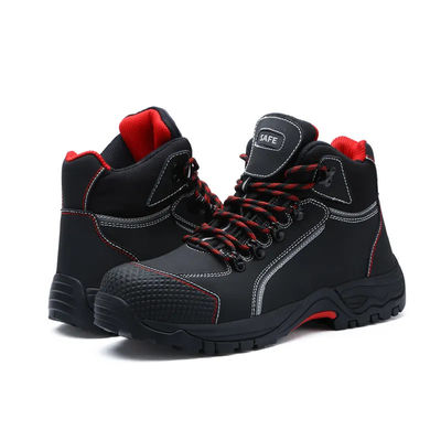 ซื้อ รองเท้ารองเท้าทํางานผ้าใบ Nubuck รองเท้ารองเท้าเดินกันน้ําผู้ชาย online manufacture