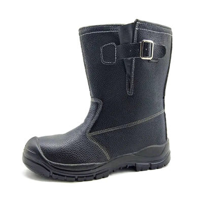 ซื้อ สแตนเลส Toe / สแตนเลส Plate การเชื่อมรองเท้าความปลอดภัยหนังบริสุทธิ์รองเท้าสูงข้อเท้าสําหรับผู้ชาย online manufacture