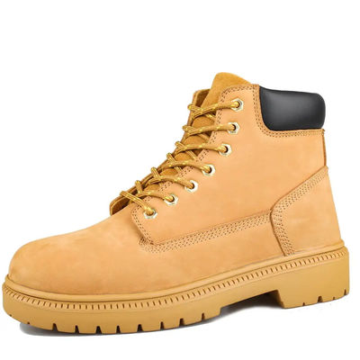 ซื้อ รองเท้ากีฬารองเท้าสแตนเลสหนัง Nubuck น้ําหนักเบารองเท้าทํางานที่หายใจ online manufacture