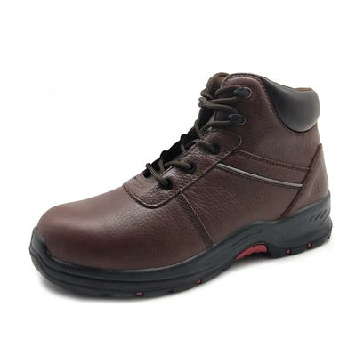 ซื้อ สแตนเลส Toe โรงแรมรองเท้าป้องกันความปลอดภัย สีน้ําตาล Woodland รองเท้าป้องกันอุตสาหกรรม Unisex online manufacture