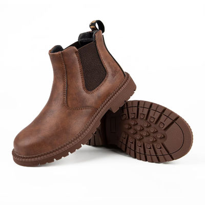 ซื้อ กันน้ํา Woodland เชลซี แฟชั่น รองเท้าหนังยาง ผู้ชาย เท้าเหล็ก online manufacture
