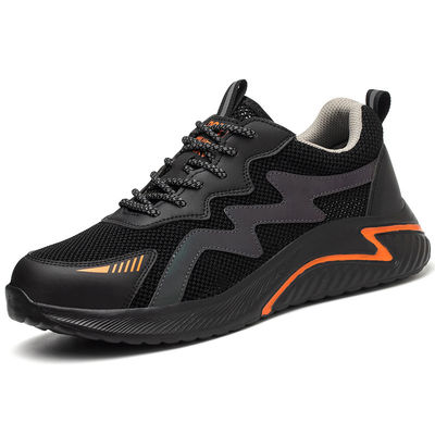 ซื้อ Electrical Safety Shoes Work Shoes With Anti-smashing Plastic Toe Shoes For Men EVA Sole Men's Work Shoes Flyknit Kevlar Midsole Safety Shoes online manufacture